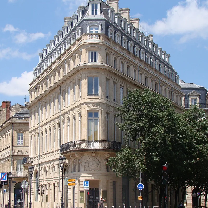 Façade de la Maison Gobineau, siège du CIVB