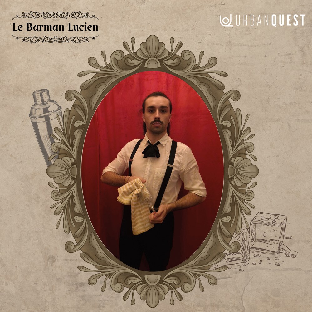 Le Barman Lucien, convive suspect du gala Belle Époque