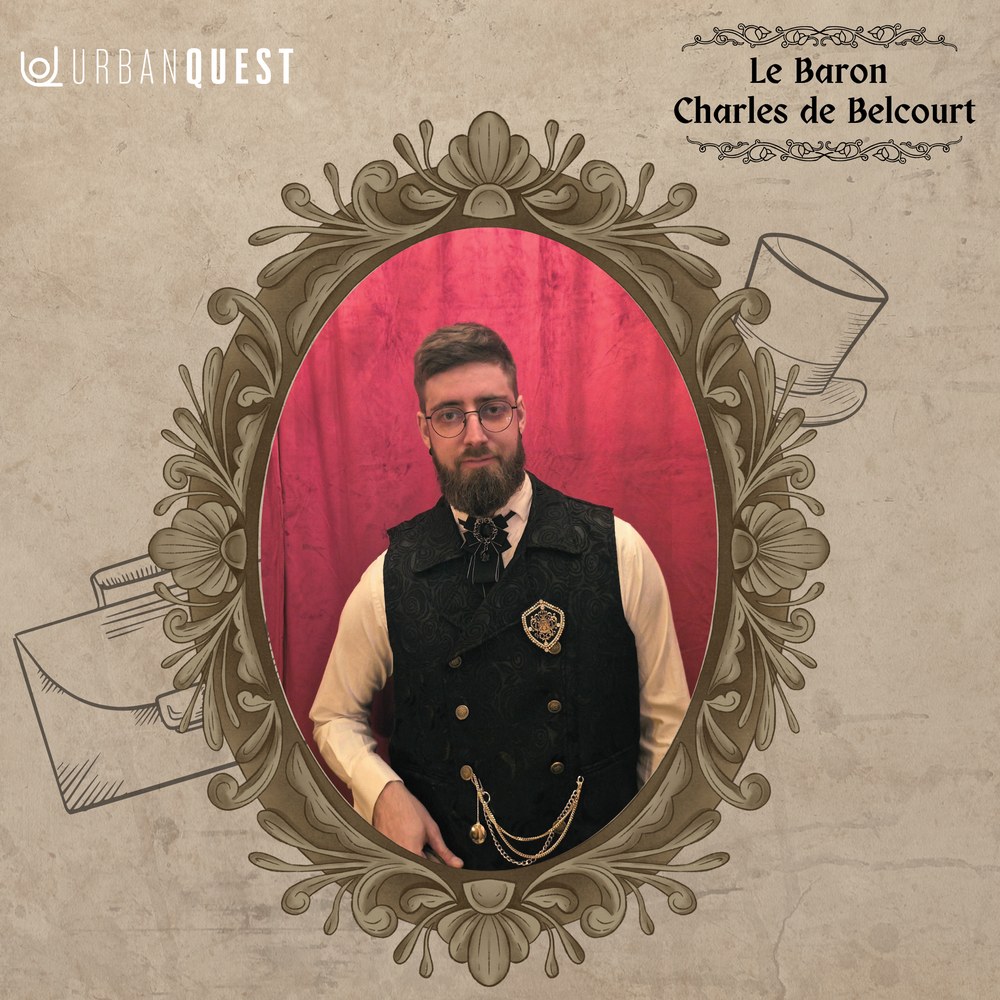 Le Baron Charles de Belcourt, convive suspect du gala Belle Époque