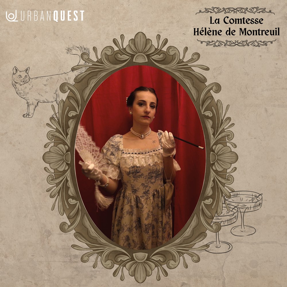 La Comtesse Hélène de Montreuil, convive suspecte du gala Belle Époque