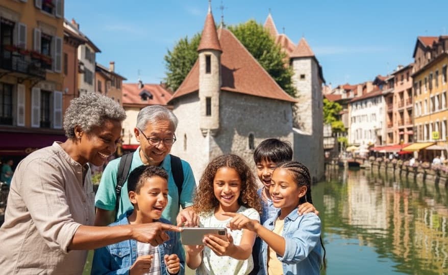 Composition photo Urban Quest - Jeu de piste à Annecy