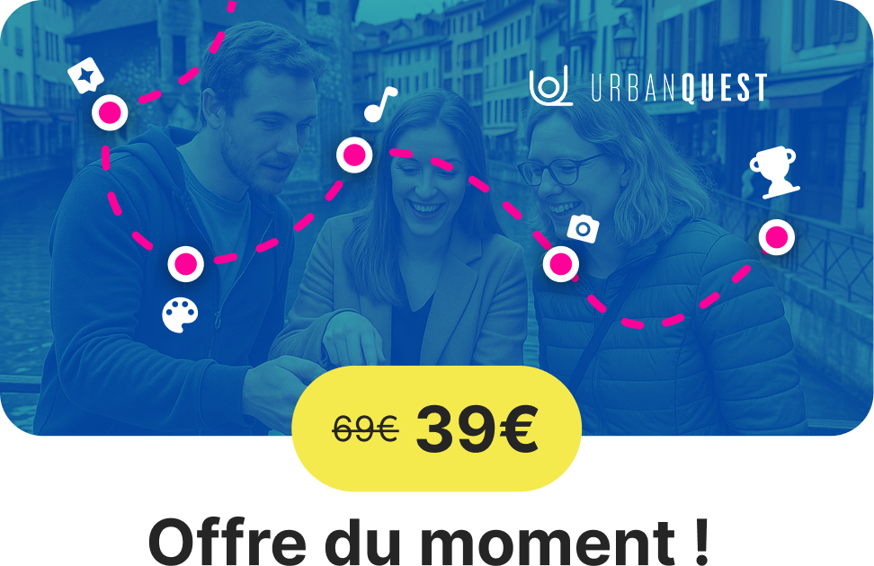 Jeu de piste Annecy (équipe de 3 joueurs) dans le centre-ville