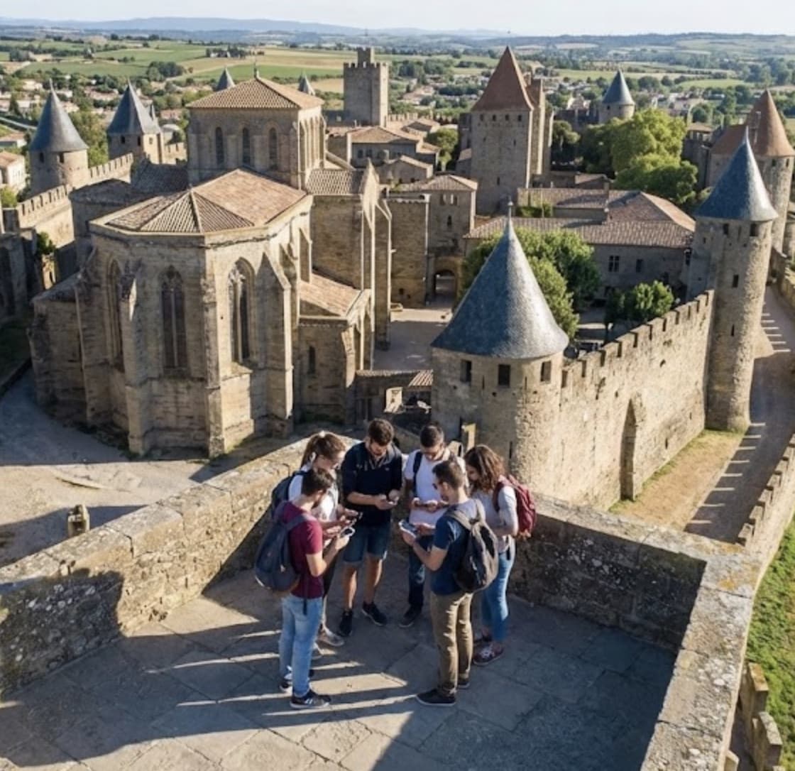 Composition photo Urban Quest - Jeu de piste à Carcassonne