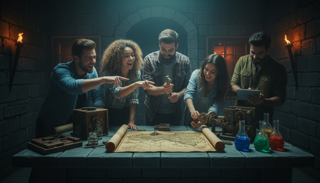 Escape game entre amis à Dijon pour EVG EVJF La Onzième Heure