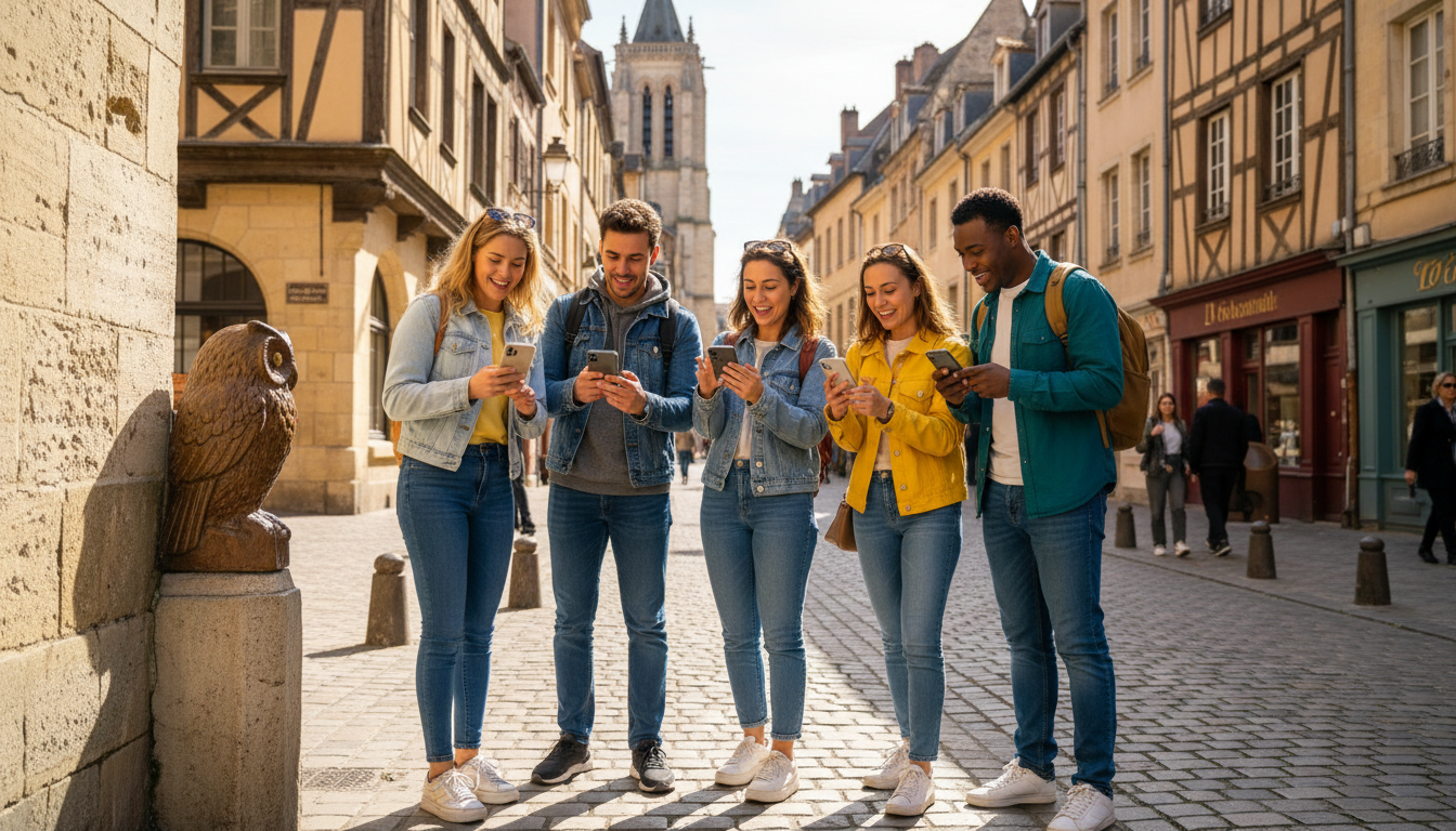 Jeu de piste Urban Quest à Dijon pour EVG et EVJF entre amis