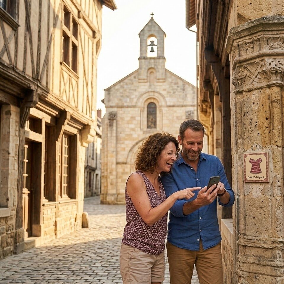 Jeu de piste en couple à Saumur