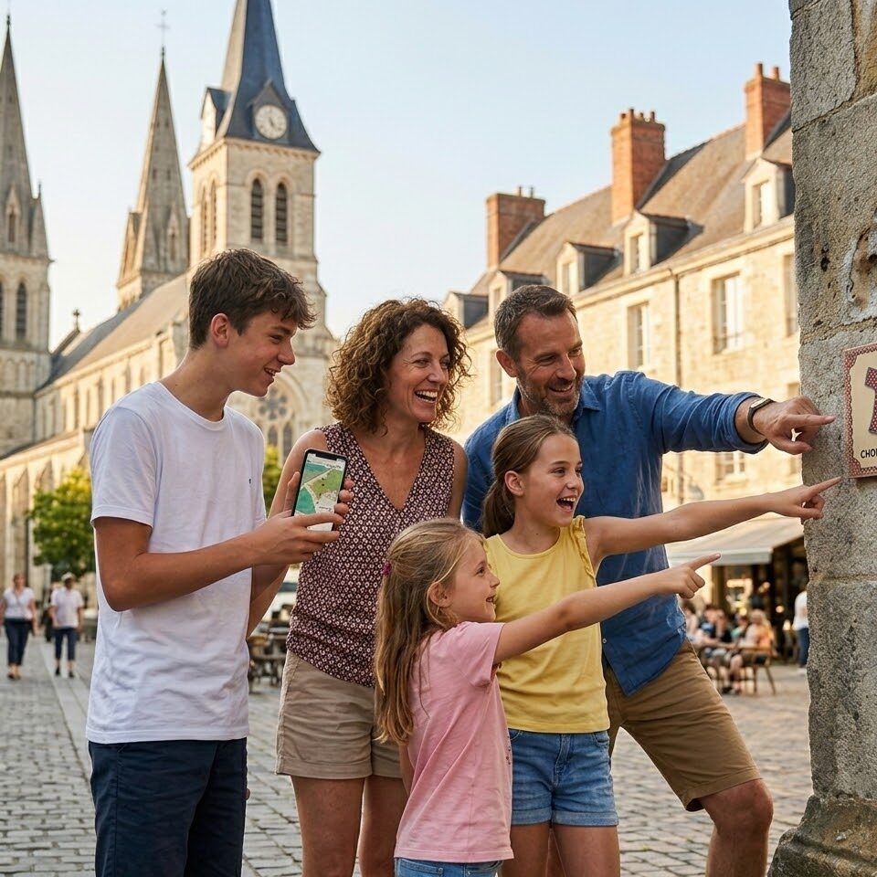 Jeu de piste en famille à Saumur