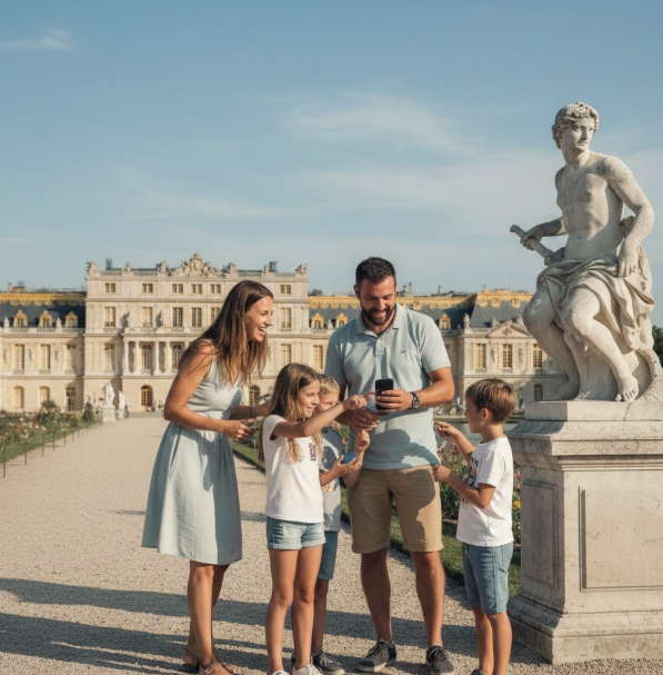 Jeu de piste en famille à Versailles