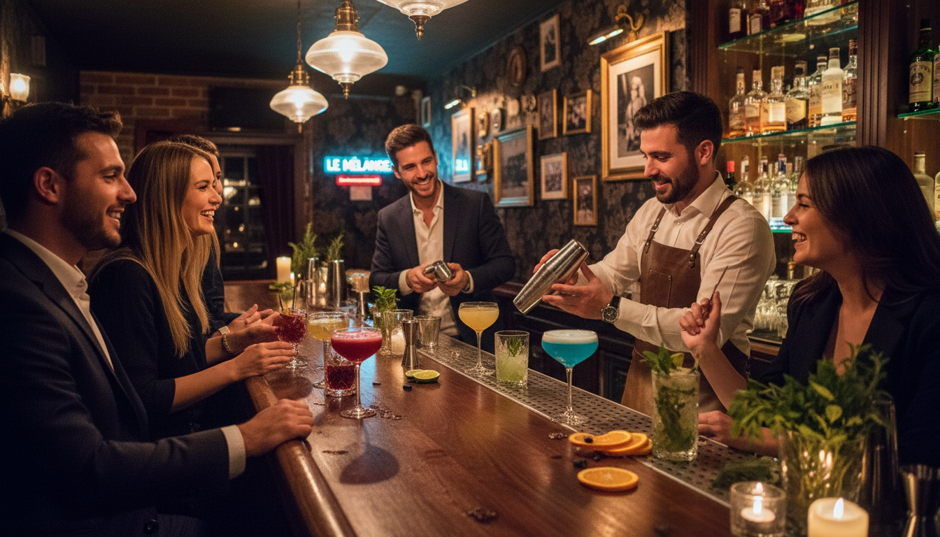 Atelier cocktail et mixologie à Marseille pour EVG EVJF