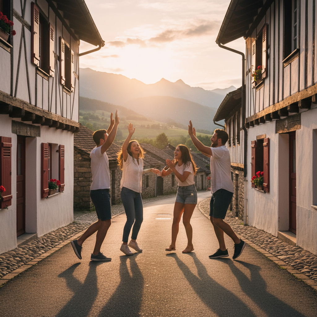 Composition photo Urban Quest - Jeu de piste à Ainhoa