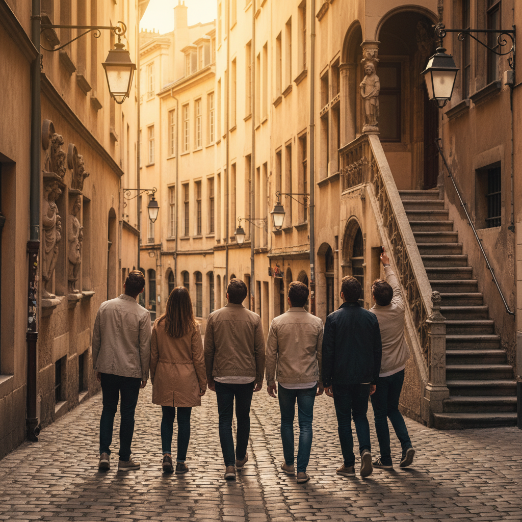 Composition photo Urban Quest - Jeu de piste à Lyon